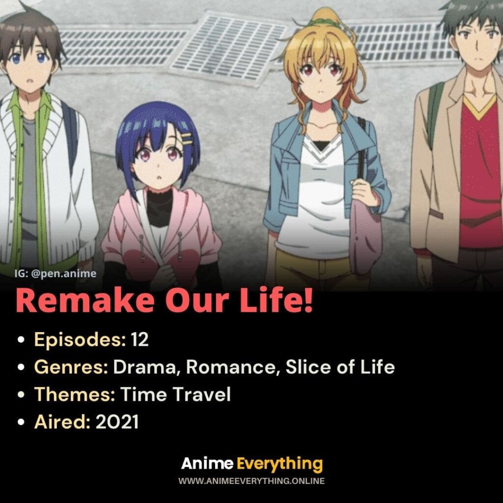 Remake Our Life! - amazing rom com drama anime