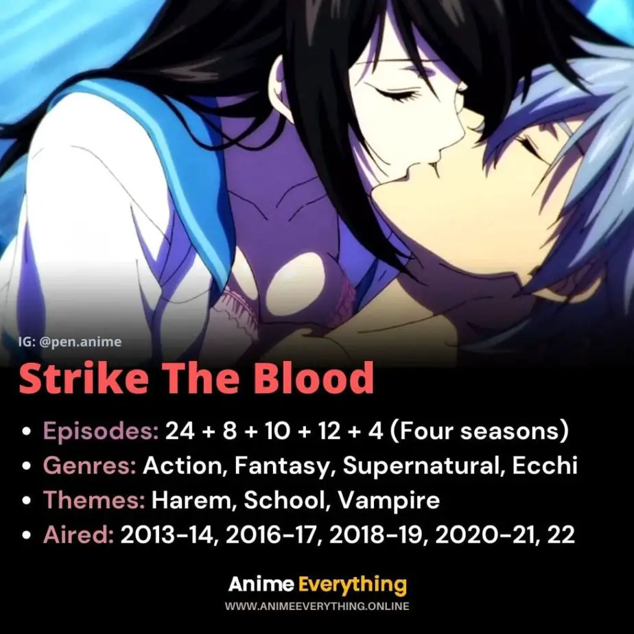 Strike The Blood - ecchi harem vampire anime