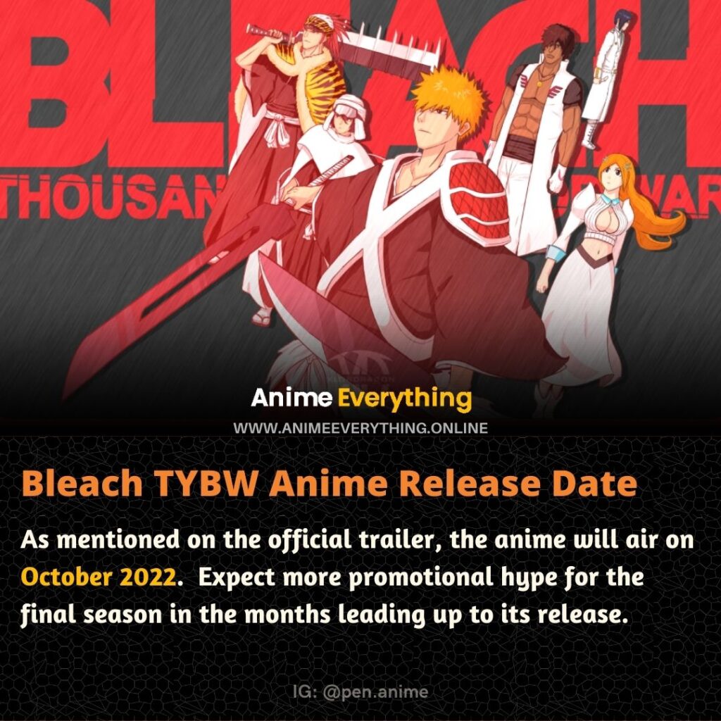 bleach tybw release date