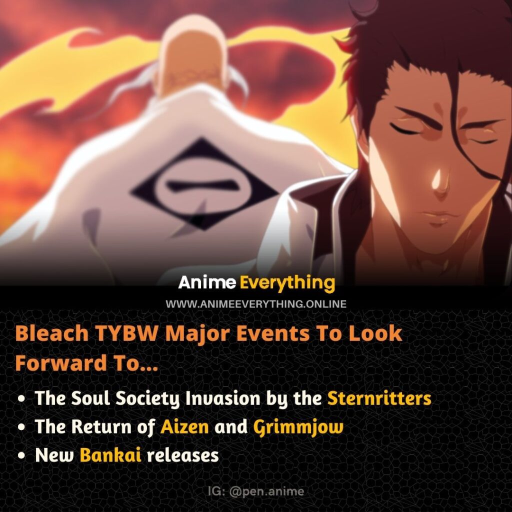 Bleach TYBW major events