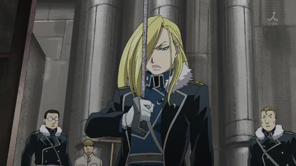 Olivier Mira Armstrong - female characters in fullmetal alchemist