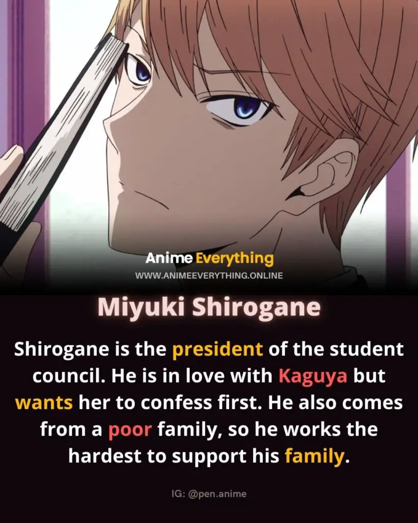 Shirogane Miyuki - Wiki Personnages Love Is War