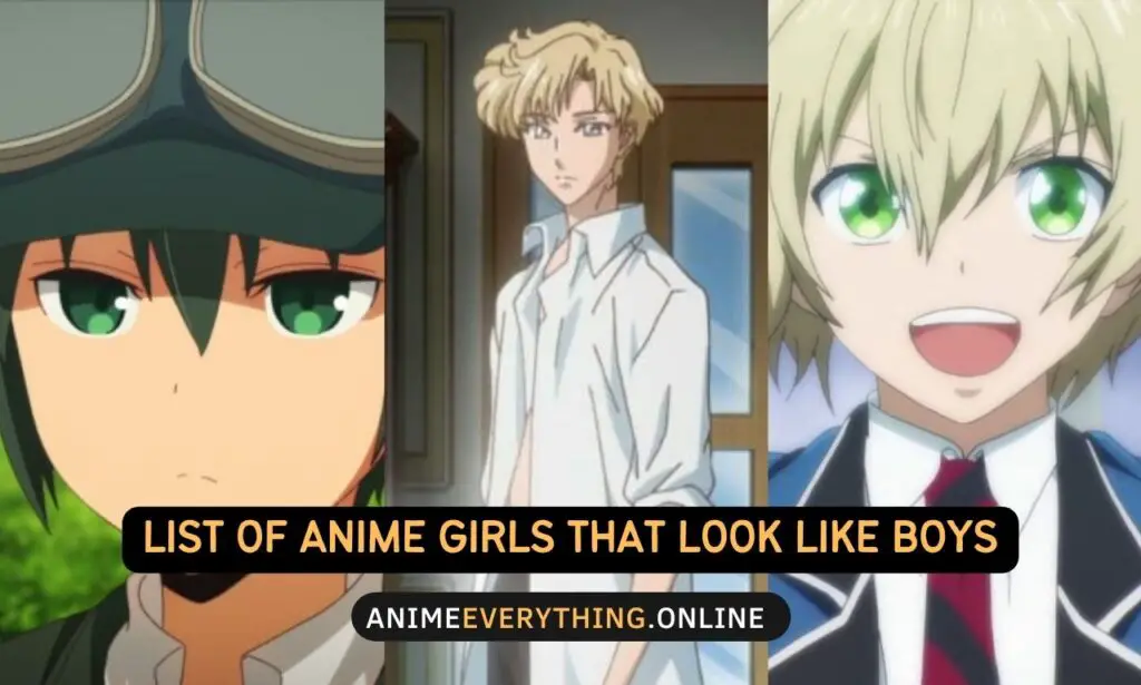 Anime-Mädchen, die wie Jungenbanner aussehen