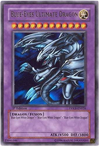 Blue-Eyes Ultimate Dragon - seltene Yugioh-Karten, die Geld wert sind