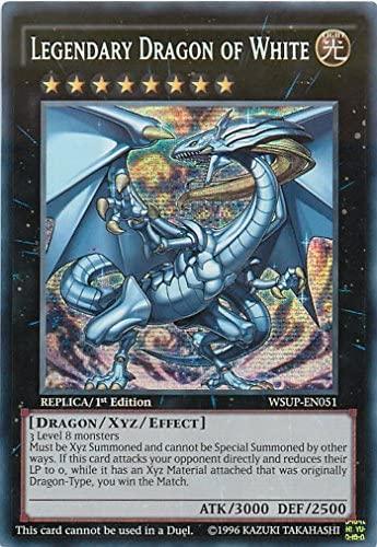 Legendary Dragon of White - rare Yugioh cards that are worth money