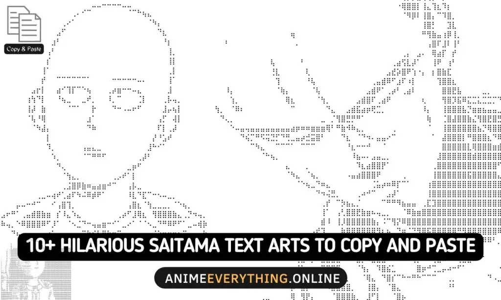 Saitama Text Arts to Copy and paste