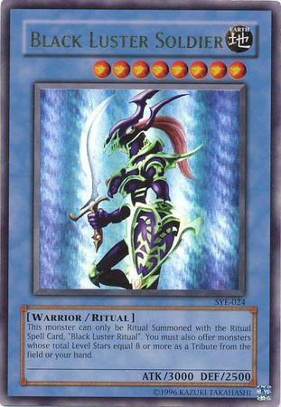 Tournament Black Luster Soldier - rare Yugioh cards that are worth money