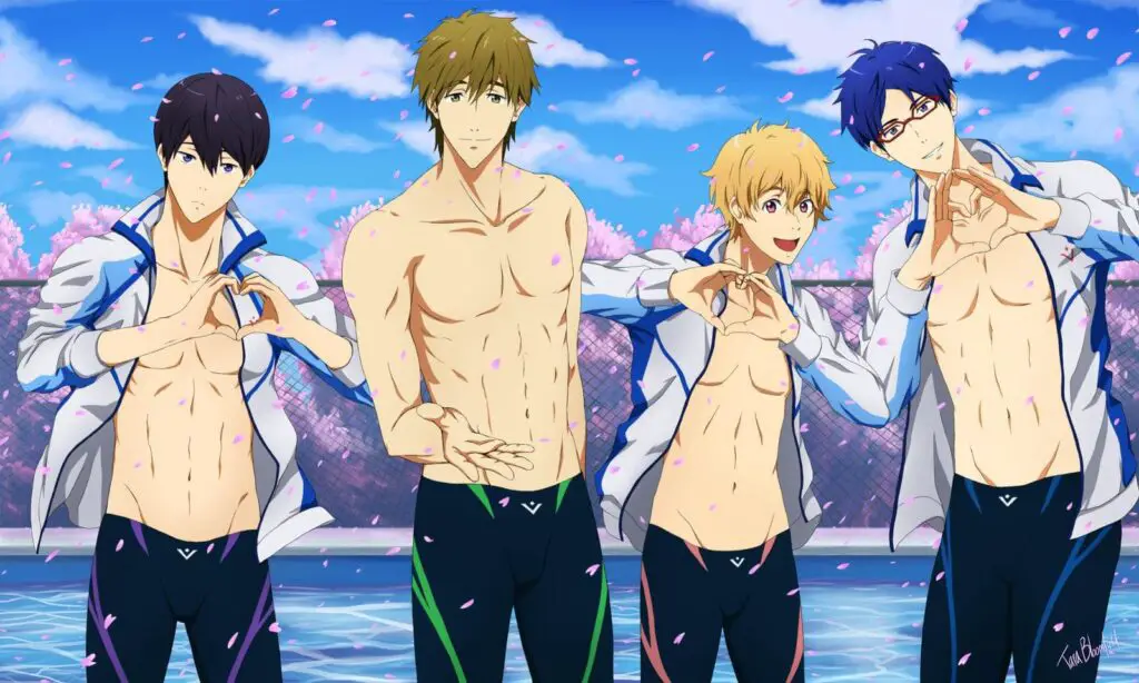 Free - anime with male fanservice