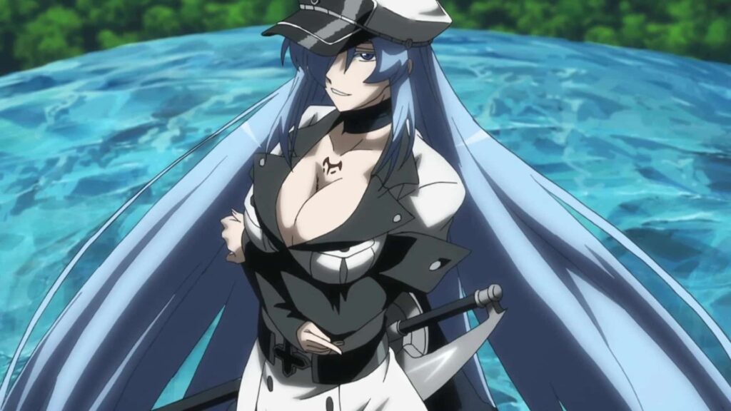 Akame ga Kill (Esdeath) - as garotas de anime mais loucas de todos os tempos