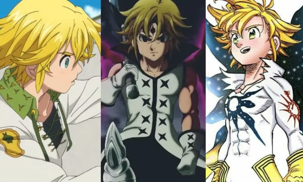 meliodas forms and power levels banner