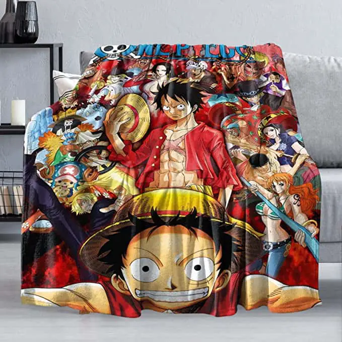 one piece -anime throw blanket