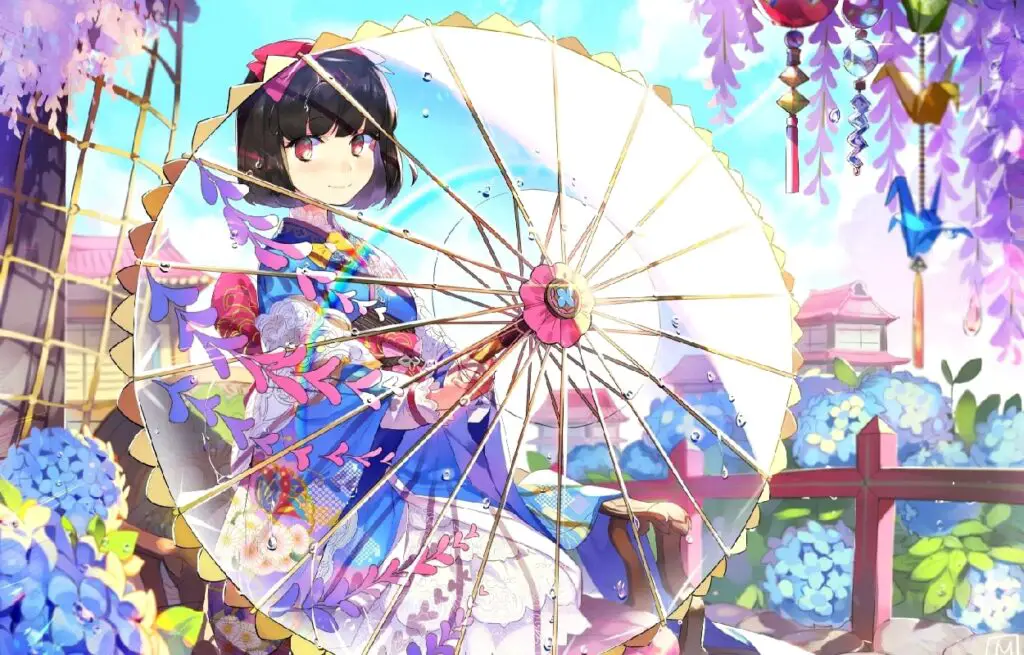 5 personnages d'anime à cosplayer avec un kimono