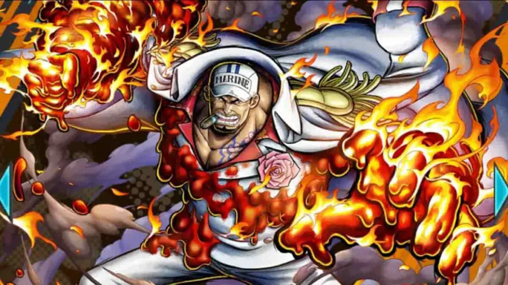 Акаину - самый сильный морской пехотинец One Piece.