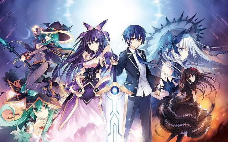 Date a live - anime where the mc can steal powers