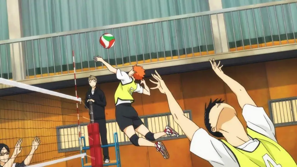 Realistic volleyball anime