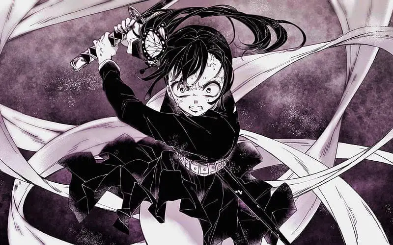 Kanao Tsuyuri - personajes femeninos asesinos de demonios más fuertes