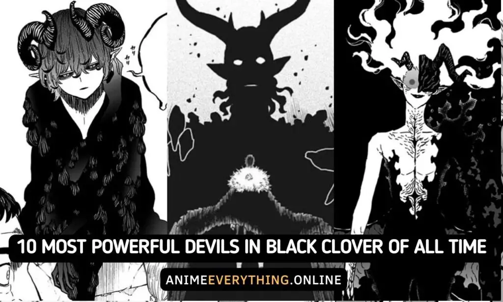 Los 10 demonios más poderosos de Black Clover de todos los tiempos