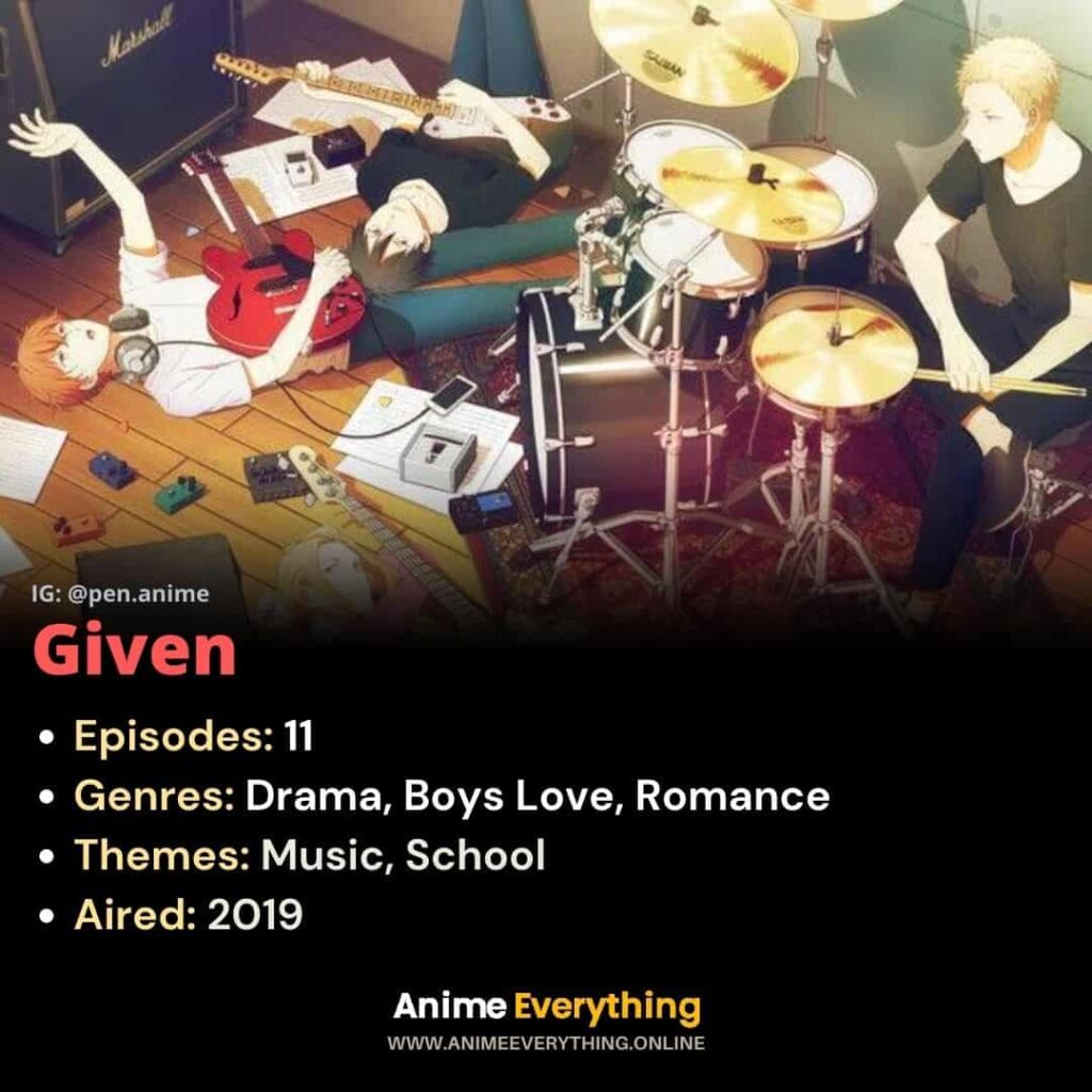Given - romantic anime