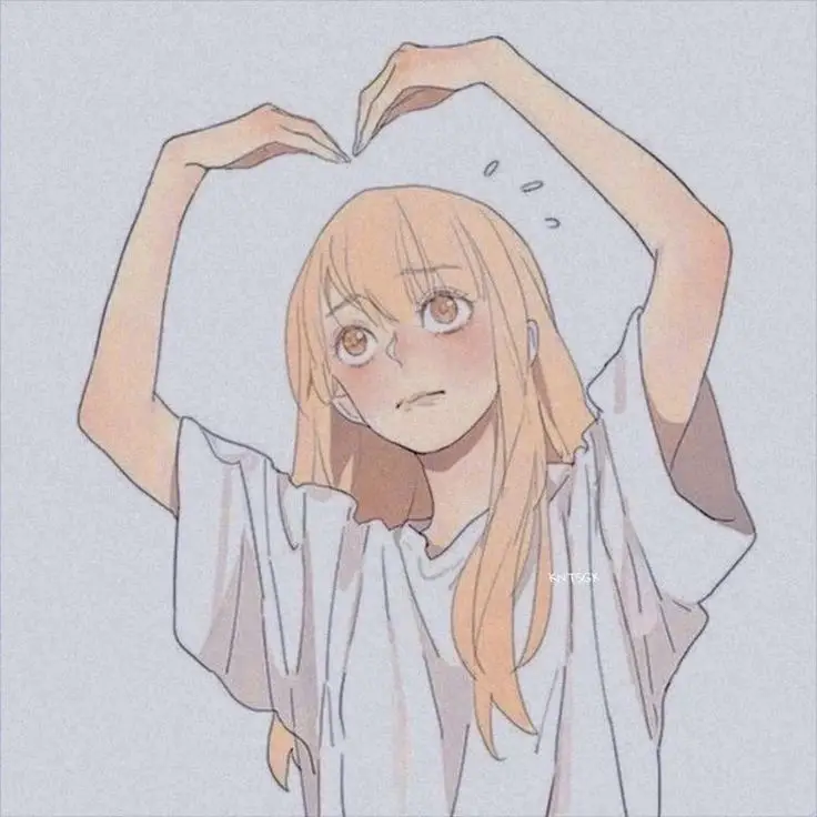 Cute Anime Couple Matching PFP Iconos (Chica x Chica)
