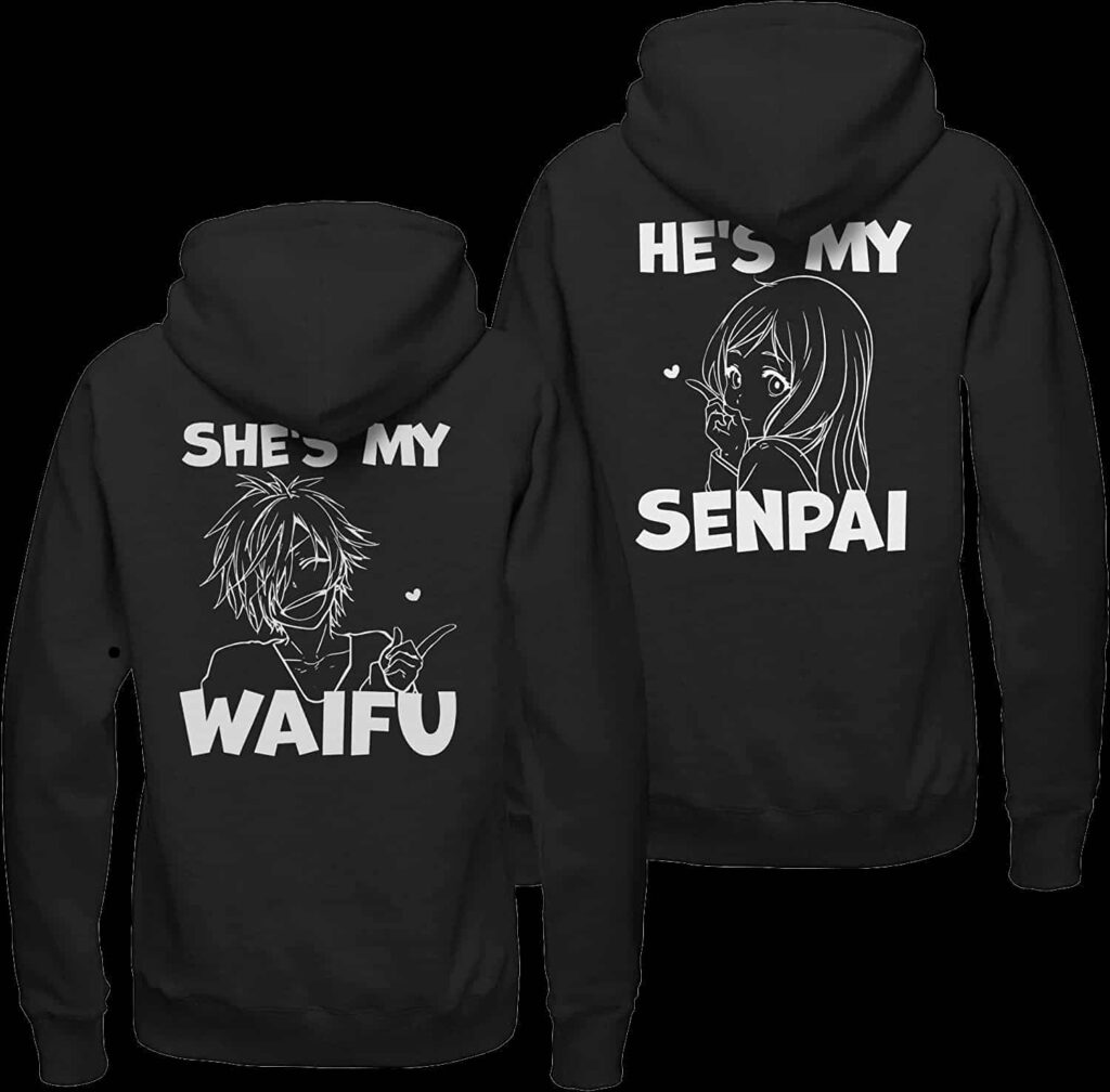 waifu-senpai sweat à capuche