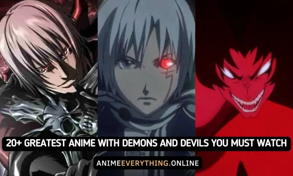 20+ melhores animes com demônios e demônios que você precisa assistir