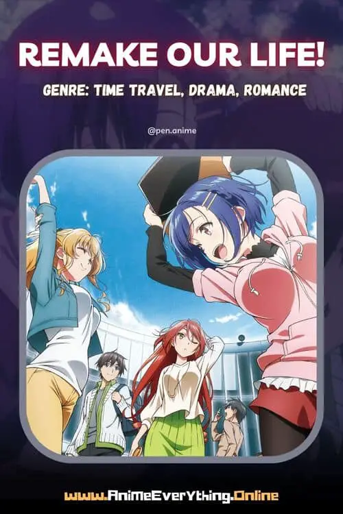 Refaça nossa vida! - Anime como Tokyo Revengers com viagem no tempo