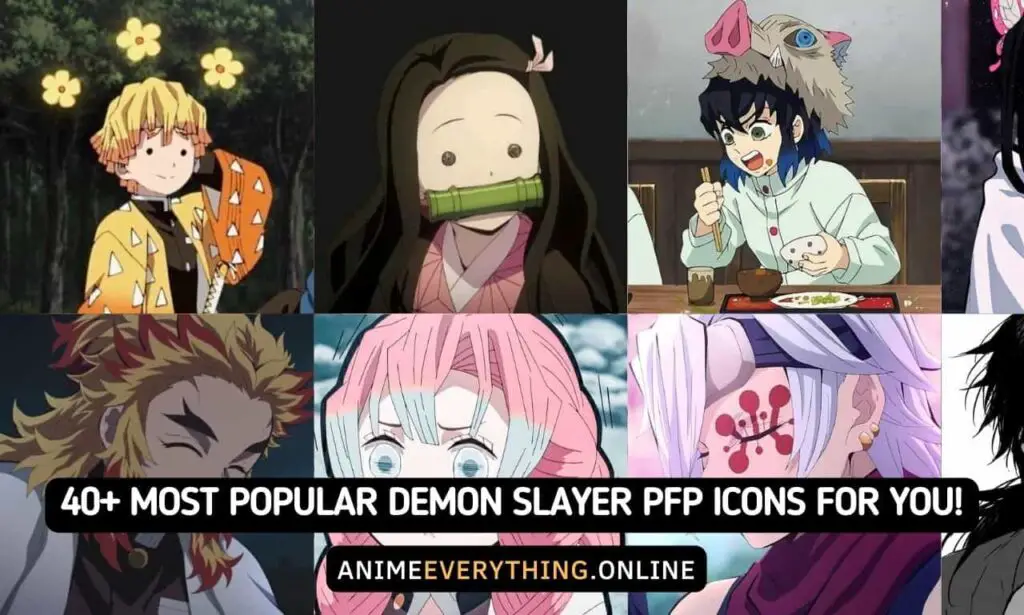 40+ Most Popular Demon Slayer PFP Icons For You!