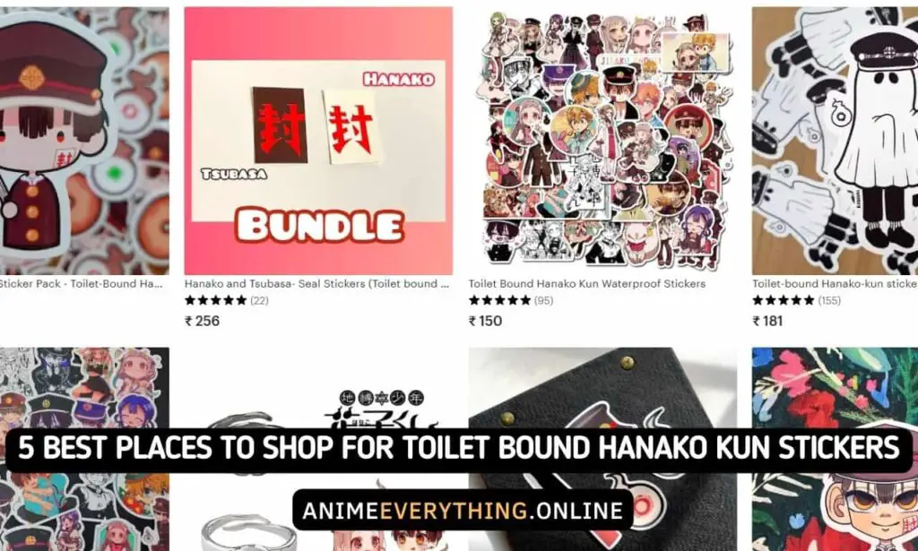 5 Best Places To Shop For Toilet Bound Hanako Kun Stickers