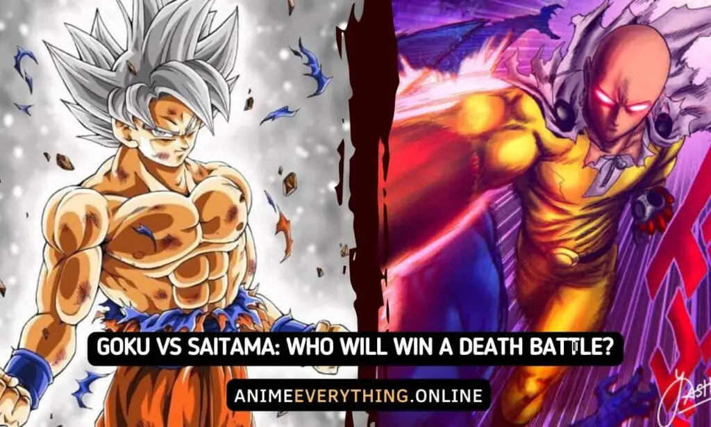 Goku contre Saitama qui gagnera une bataille de la mort-min