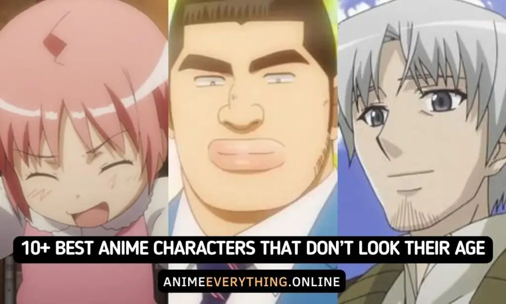 10+ personajes de anime más populares que no parecen de su edad
