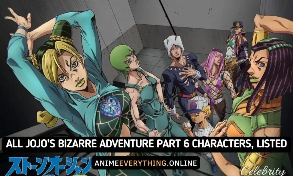 Todos los personajes de JoJo's Bizarre Adventure Parte 6