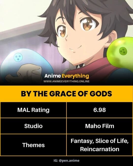 By The Grace Of Gods - il miglior anime isekai slow life di tutti i tempi