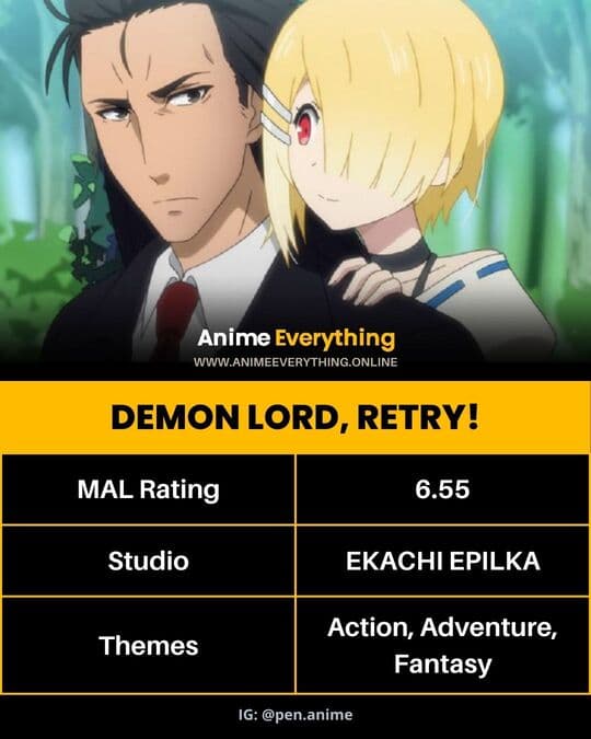 Demon Lord, Retry! - Isekai Anime Where the MC Is Stuck in a Game