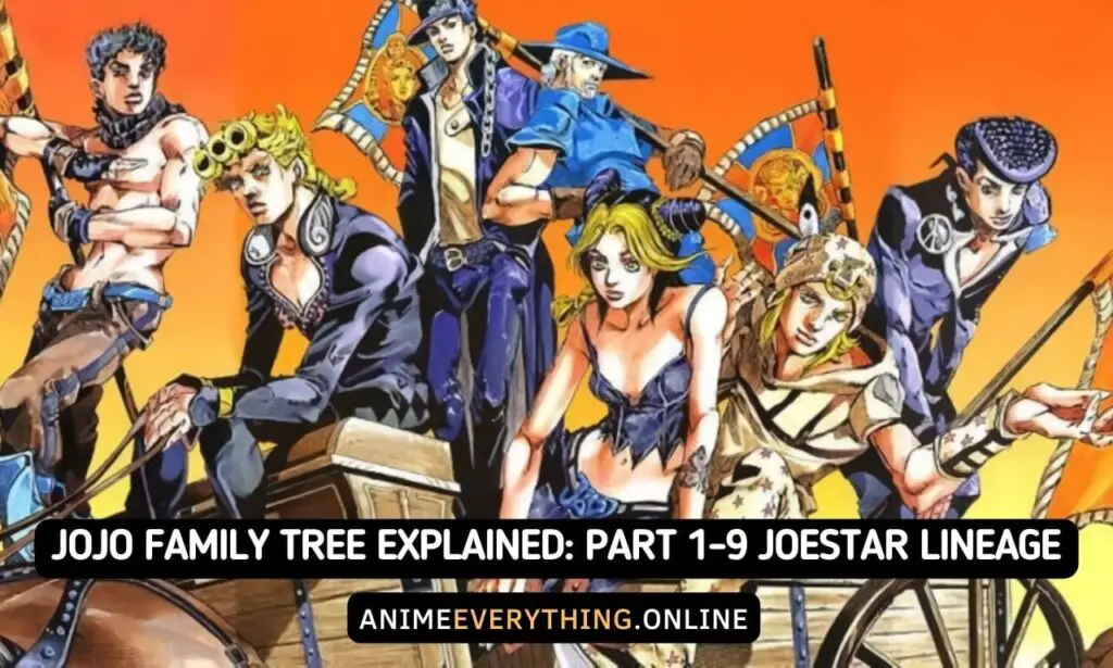 Árvore genealógica JoJo explicada parte 1-9 Linhagem Joestar