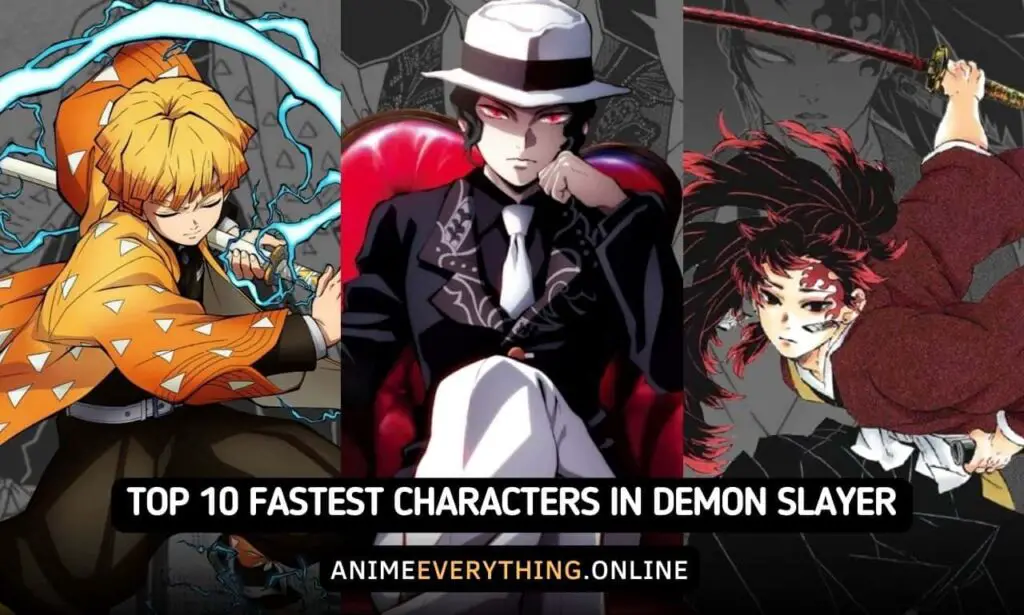 Os 10 personagens mais rápidos de Demon Slayer