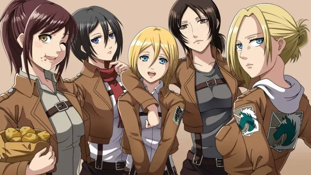 attack on titan female characters