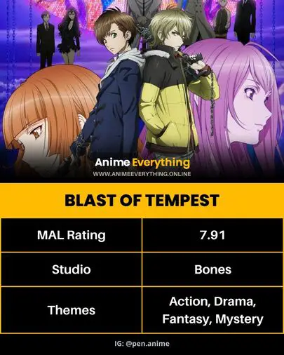 Zetsuen no Tempest - Anime con asesinato y venganza