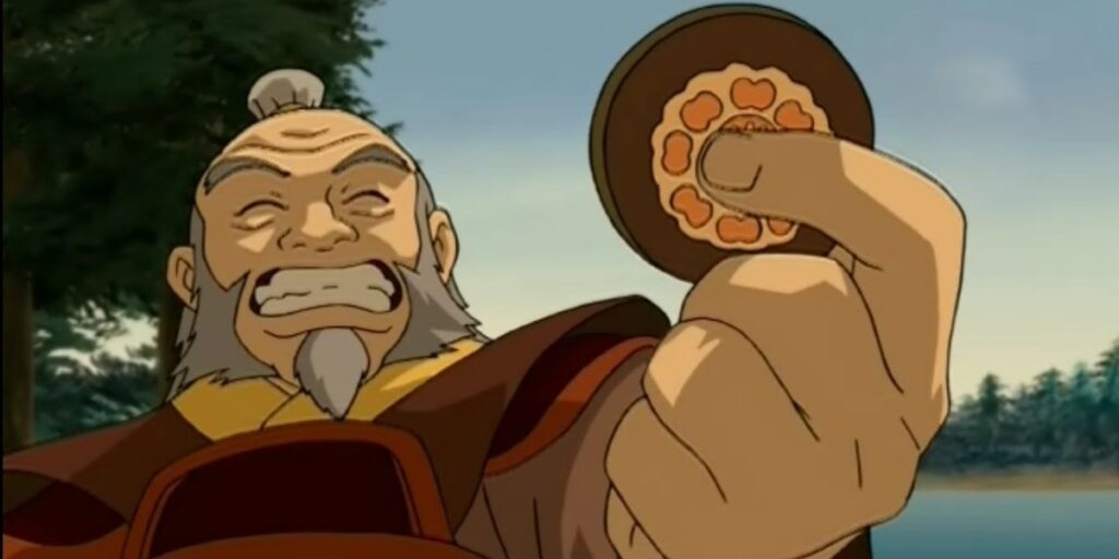 Iroh - Liste des vieillards de dessins animés avec barbe