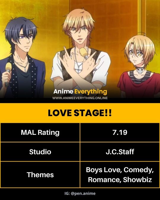 Love Stage!! - best anime where the mc is a trap