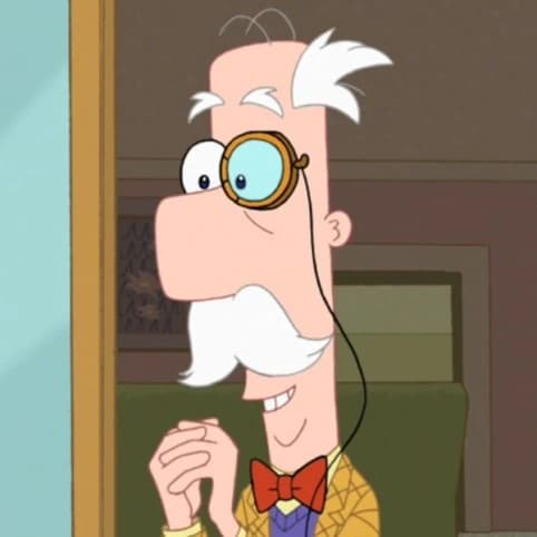 Reginald Fletcher – Liste der Zeichentrickfilme Alter Mann mit Schnurrbart