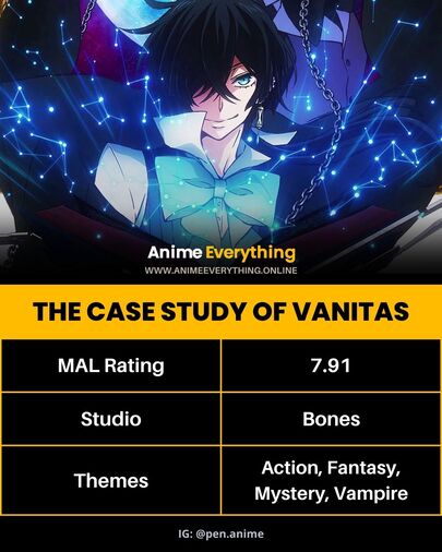 Vanitas no Karte - Anime com vingança e romance