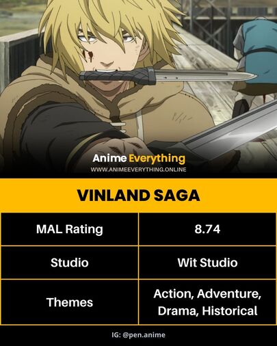 Vinland Saga - Anime sobre vingança com MC vingativo