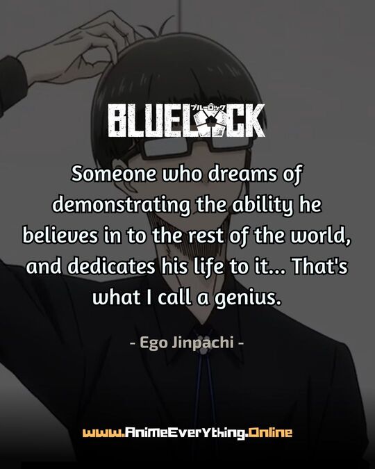 Jinpachis Zitate über Talent