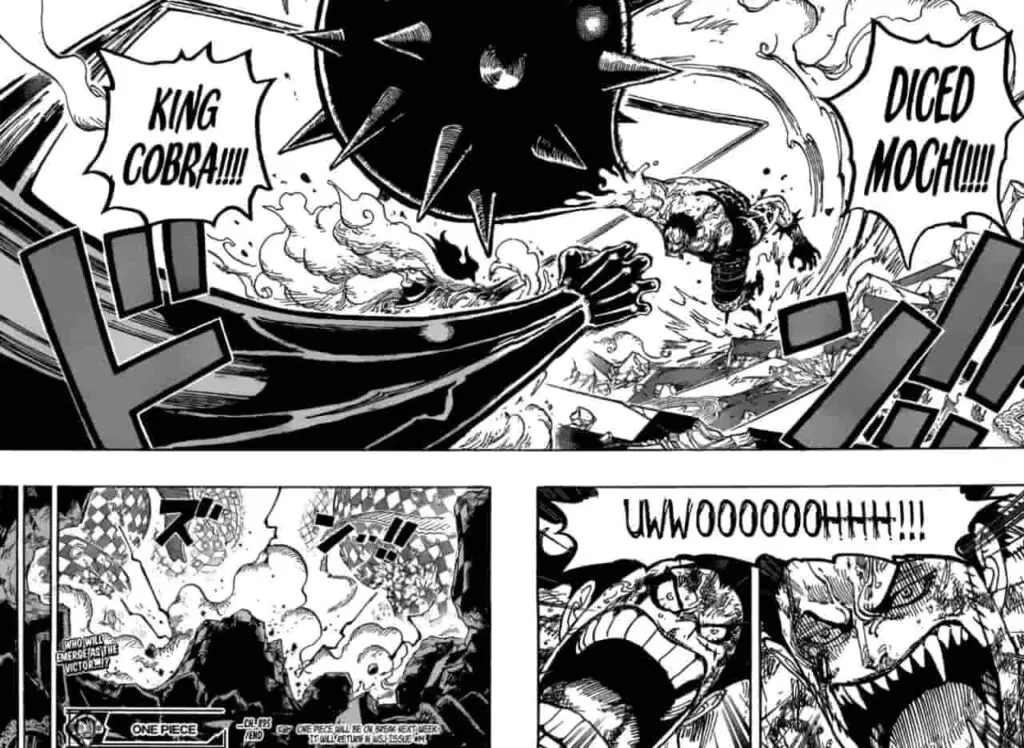 Chapitre 895, Luffy le pirate contre le général Katakuri