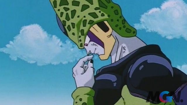 O presente imprudente de feijão Senzu de Goku para a célula