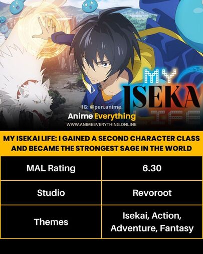 My Isekai Life - el mejor anime como el invocador negro