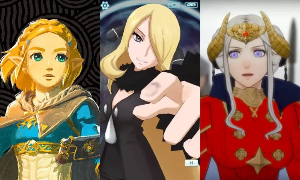 nintendo waifus_ most popular female characters from Nintendo