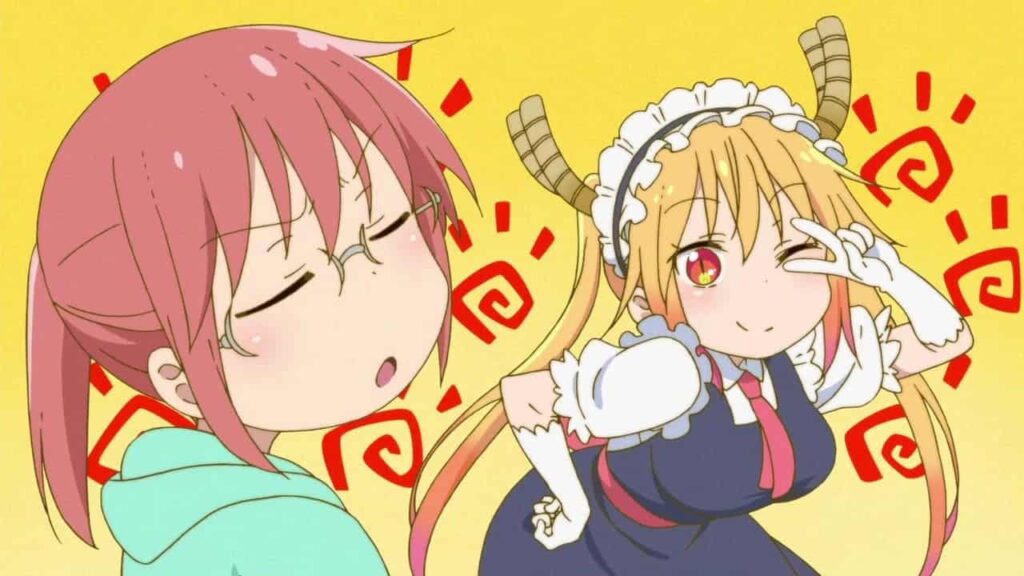 Miss Kobayashi's Dragon Maid - Melhor Anime Yuri no Crunchyroll