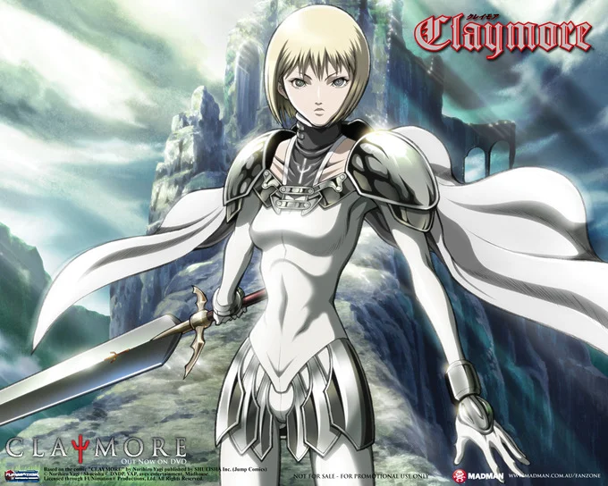 Clare – Meilleurs personnages Claymore